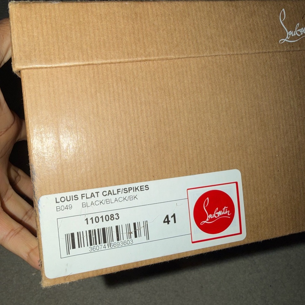 Christian Louboutin Black Studded Men's Sneakers - Picture 6 of 6